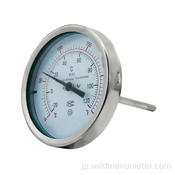 ゲージステンレス鋼のバイメタル温度計